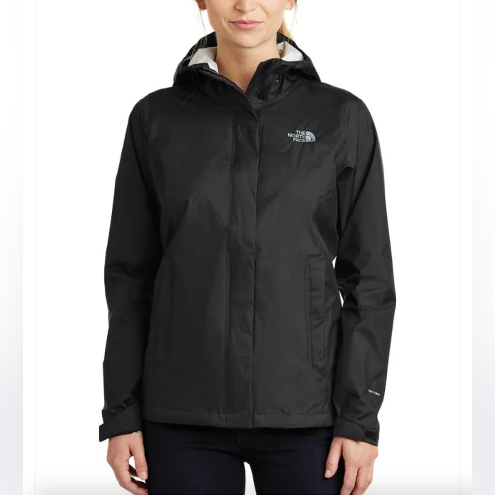 🆕 NORTH FACE ✨Hy Vent light weight hood rain coat jacket pit zips | Sz S